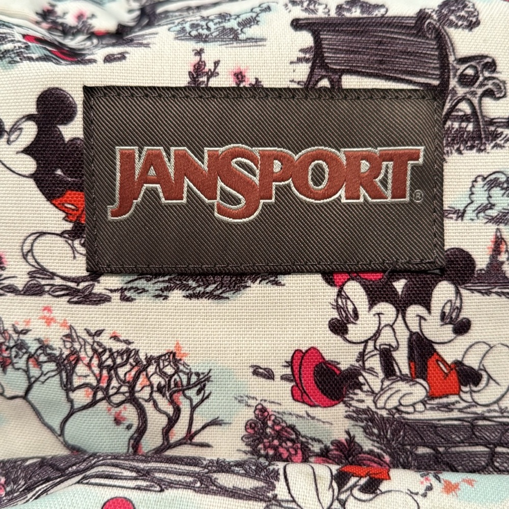 Jansport Disney Superbreak Day In The Park Mickey And Minnie backpack - Picture 2 of 7